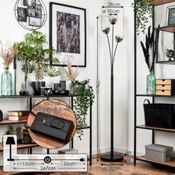 Bernado Stehleuchte Glas 10 Cm Klar, Rauchfarben, 3-flammig -LEDVANCE Verkäufe bernado stehleuchte glas 10 cm h3744475 3