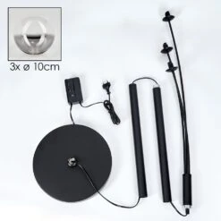 Bernado Stehleuchte Glas 10 Cm Klar, Rauchfarben, 3-flammig -LEDVANCE Verkäufe bernado stehleuchte glas 10 cm h3744475 4