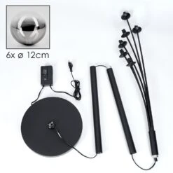 Bernado Stehleuchte Glas 12 Cm Klar, Rauchfarben, 6-flammig 19 Bernado Stehleuchte Glas 12 Cm Klar, Rauchfarben, 6-flammig -LEDVANCE Verkäufe bernado stehleuchte glas 12 cm h3743522 4