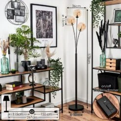 Bernado Stehleuchte Glas 15 Cm Bernsteinfarben, 3-flammig -LEDVANCE Verkäufe bernado stehleuchte glas 15 cm h3749647 3