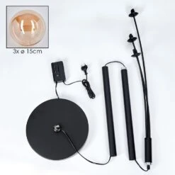 Bernado Stehleuchte Glas 15 Cm Bernsteinfarben, 3-flammig -LEDVANCE Verkäufe bernado stehleuchte glas 15 cm h3749647 4