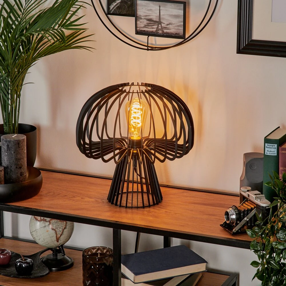 Berne Tischleuchte Schwarz, 1-flammig 11 Berne Tischleuchte Schwarz, 1-flammig – Bild 11