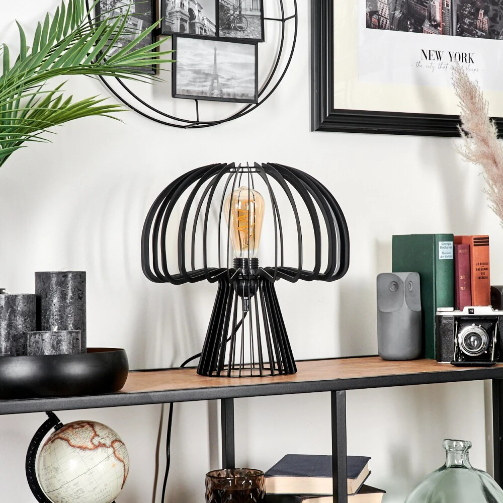 Berne Tischleuchte Schwarz, 1-flammig 12 Berne Tischleuchte Schwarz, 1-flammig – Bild 12