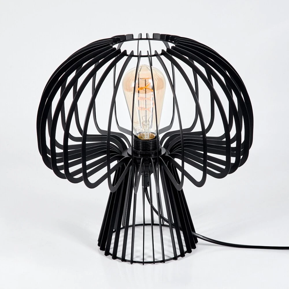 Berne Tischleuchte Schwarz, 1-flammig 8 Berne Tischleuchte Schwarz, 1-flammig – Bild 8