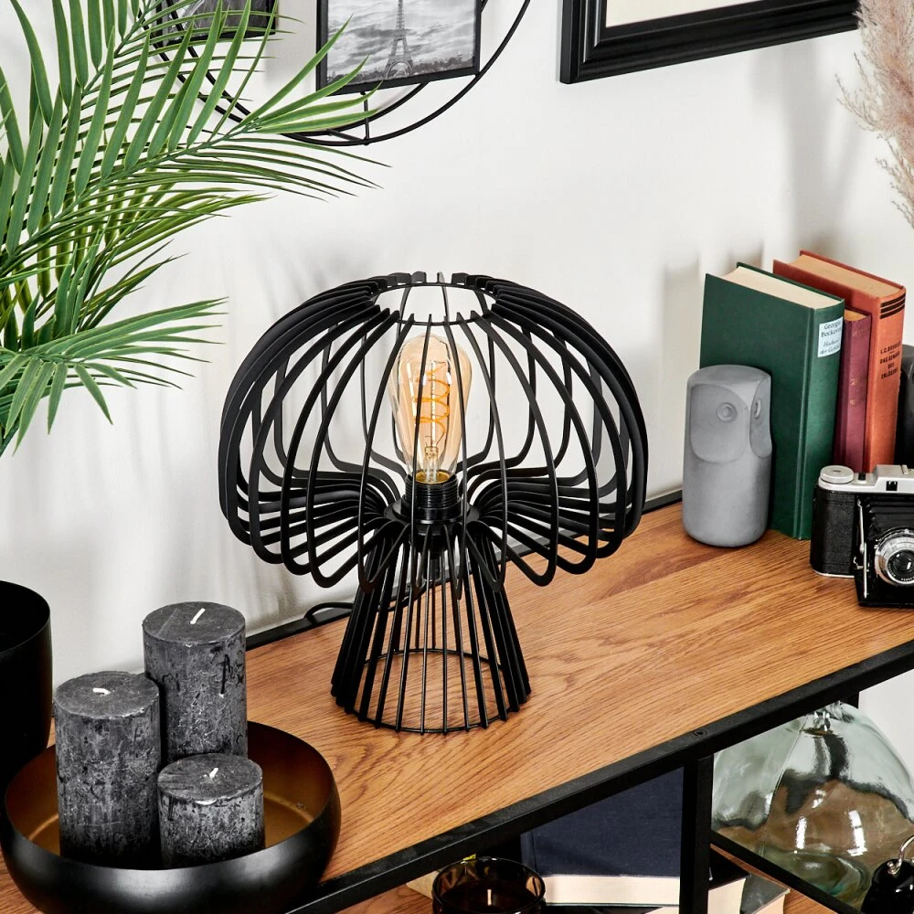 Berne Tischleuchte Schwarz, 1-flammig 10 Berne Tischleuchte Schwarz, 1-flammig – Bild 10