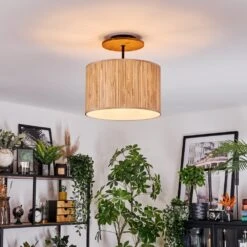 Bongal Deckenleuchte 35 Cm Naturfarben, Schwarz, 1-flammig -LEDVANCE Verkäufe bongal deckenleuchte 35 cm h9015499 8