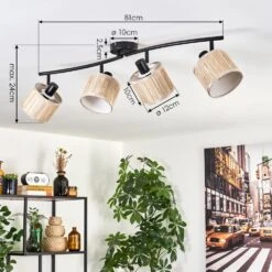 Bongal Deckenleuchte Schwarz, 4-flammig -LEDVANCE Verkäufe bongal deckenleuchte h3785003 3