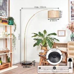 Bongal Stehleuchte 35 Cm Messing, Schwarz, 1-flammig -LEDVANCE Verkäufe bongal stehleuchte 35 cm h3966303 3