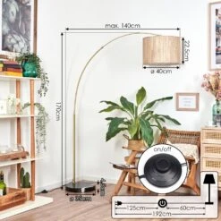 Bongal Stehleuchte 40 Cm Messing, Schwarz, 1-flammig -LEDVANCE Verkäufe bongal stehleuchte 40 cm h3966280 3