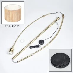 Bongal Stehleuchte 40 Cm Messing, Schwarz, 1-flammig -LEDVANCE Verkäufe bongal stehleuchte 40 cm h3966280 4