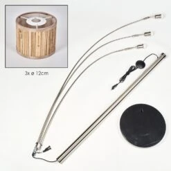 Bongal Stehleuchte Nickel-Matt, Schwarz, 3-flammig 16 Bongal Stehleuchte Nickel-Matt, Schwarz, 3-flammig -LEDVANCE Verkäufe bongal stehleuchte h3896167 4