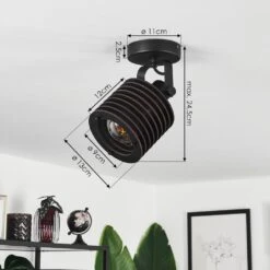 Boula Deckenleuchte Schwarz, 1-flammig -LEDVANCE Verkäufe boula deckenleuchte h3640340 3