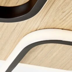 Brilliant Dennet Deckenleuchte LED Braun, Schwarz, 1-flammig -LEDVANCE Verkäufe brilliant dennet deckenleuchte g99750 76 4