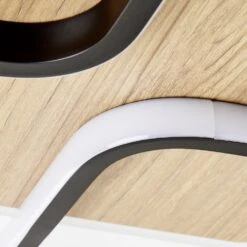 Brilliant Dennet Deckenleuchte LED Braun, Schwarz, 1-flammig -LEDVANCE Verkäufe brilliant dennet deckenleuchte g99750 76 5