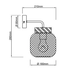 Brilliant Giada Wandleuchte Grau, 1-flammig -LEDVANCE Verkäufe brilliant giada wandleuchte 99107 40 5