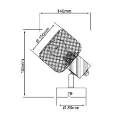 Brilliant Giada Wandstrahler Schwarz, 1-flammig -LEDVANCE Verkäufe brilliant giada wandstrahler 83310 76 6