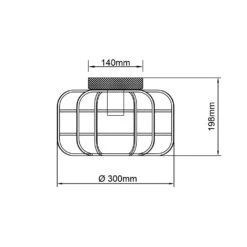 Brilliant Gwen Deckenleuchte Holz Dunkel, 1-flammig -LEDVANCE Verkäufe brilliant gwen deckenleuchte 99706 66 3