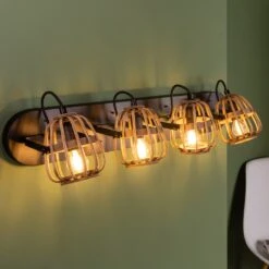 Brilliant Nikka Deckenleuchte Schwarz, 4-flammig -LEDVANCE Verkäufe brilliant nikka deckenleuchte 99616 76 3