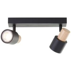 Brilliant Pini Deckenstrahler Schwarz, 2-flammig -LEDVANCE Verkäufe brilliant pini deckenstrahler 10146 76 3