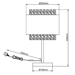 Brilliant Waterlilly Tischleuchte Schwarz, 1-flammig -LEDVANCE Verkäufe brilliant waterlilly tischleuchte 94551 22 5