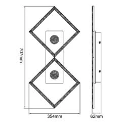 Brilliant Woodbridge Deckenleuchte LED Braun, Schwarz, 1-flammig -LEDVANCE Verkäufe brilliant woodbridge deckenleuchte g99756 76 12