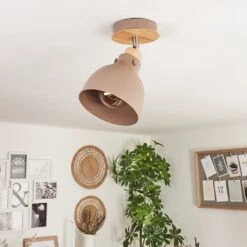 Brunnen Deckenleuchte Braun, Holzoptik, Taupe, 1-flammig -LEDVANCE Verkäufe brunnen deckenleuchte h3707159 11