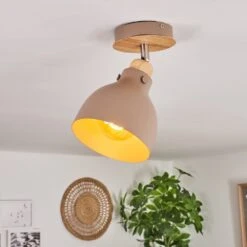 Brunnen Deckenleuchte Braun, Holzoptik, Taupe, 1-flammig -LEDVANCE Verkäufe brunnen deckenleuchte h3707159 6