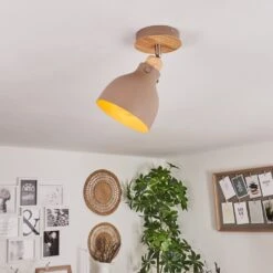 Brunnen Deckenleuchte Braun, Holzoptik, Taupe, 1-flammig -LEDVANCE Verkäufe brunnen deckenleuchte h3707159 8