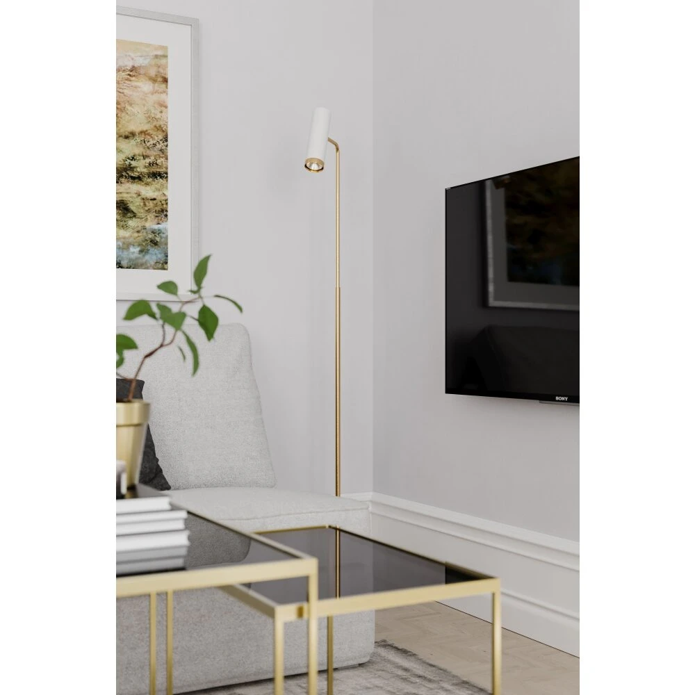 By Rydens Pulse Stehleuchte Gold, Weiß, 1-flammig 1 By Rydens Pulse Stehleuchte Gold, Weiß, 1-flammig