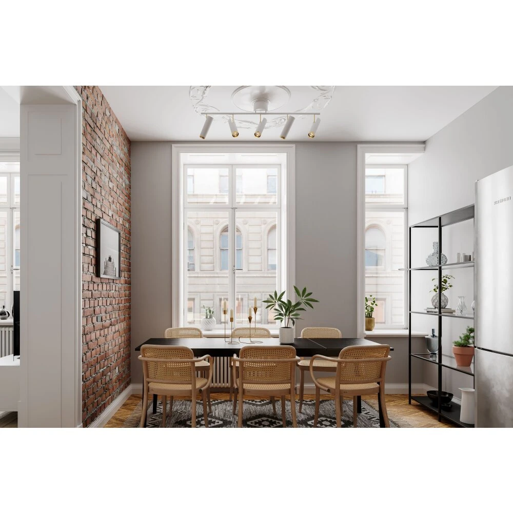 By Rydens Pulse Strahler Gold, Weiß, 5-flammig 1 By Rydens Pulse Strahler Gold, Weiß, 5-flammig