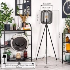 Bystrup Stehleuchte Schwarz, 1-flammig -LEDVANCE Verkäufe bystrup stehleuchte h3834770 3