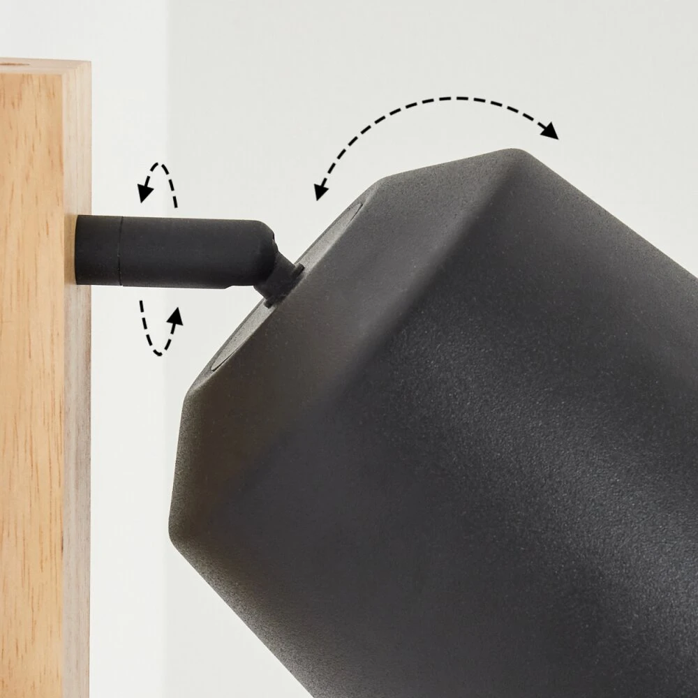 Caetanos Wandleuchte Naturfarben, 1-flammig 3 Caetanos Wandleuchte Naturfarben, 1-flammig – Bild 3