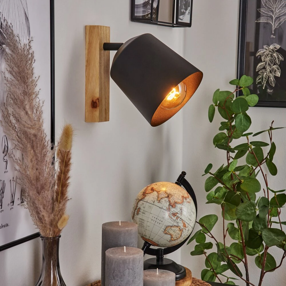 Caetanos Wandleuchte Naturfarben, 1-flammig 9 Caetanos Wandleuchte Naturfarben, 1-flammig – Bild 9