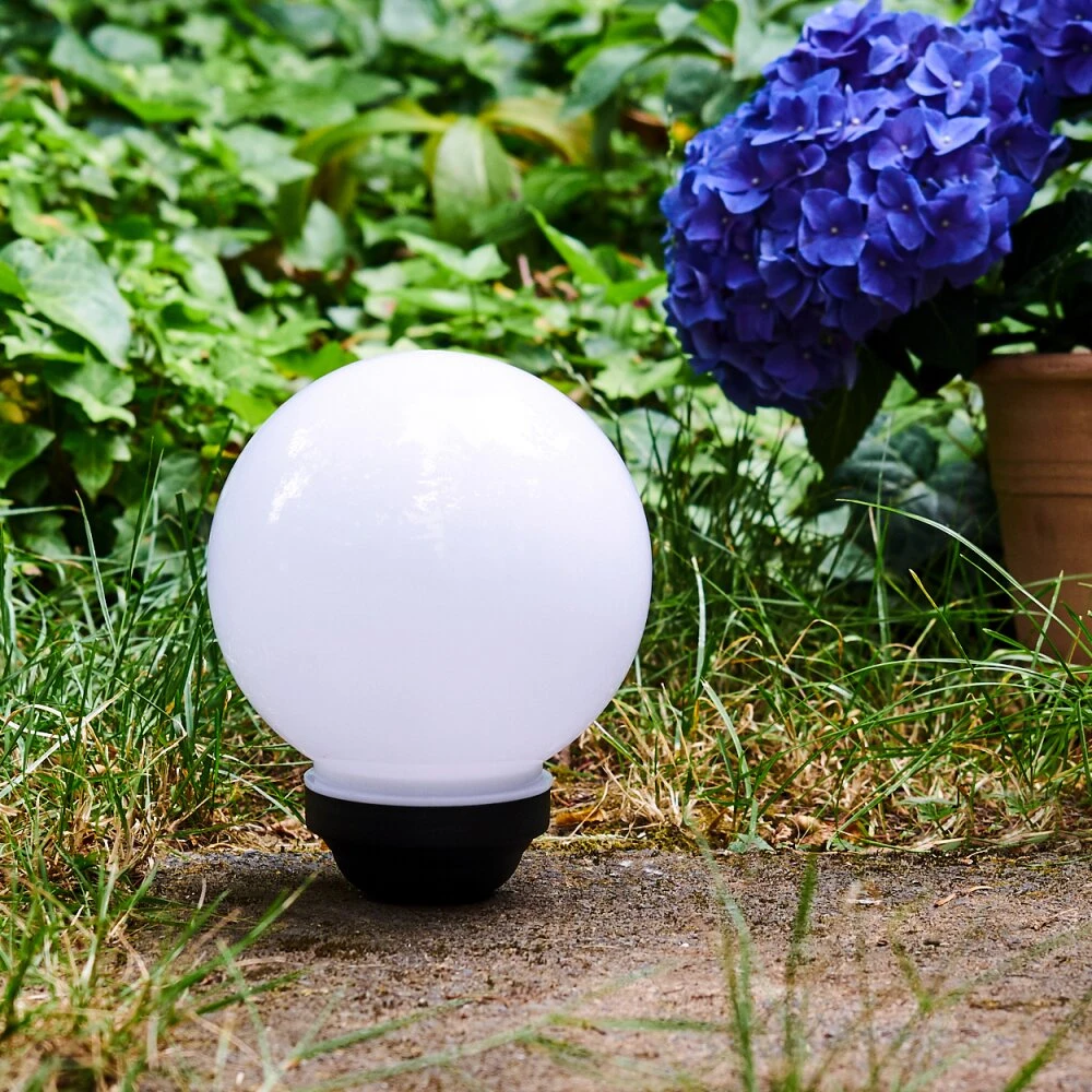 Campinas Solar-Kugelleuchte LED Schwarz, Weiß, 1-flammig 4 Campinas Solar-Kugelleuchte LED Schwarz, Weiß, 1-flammig – Bild 4