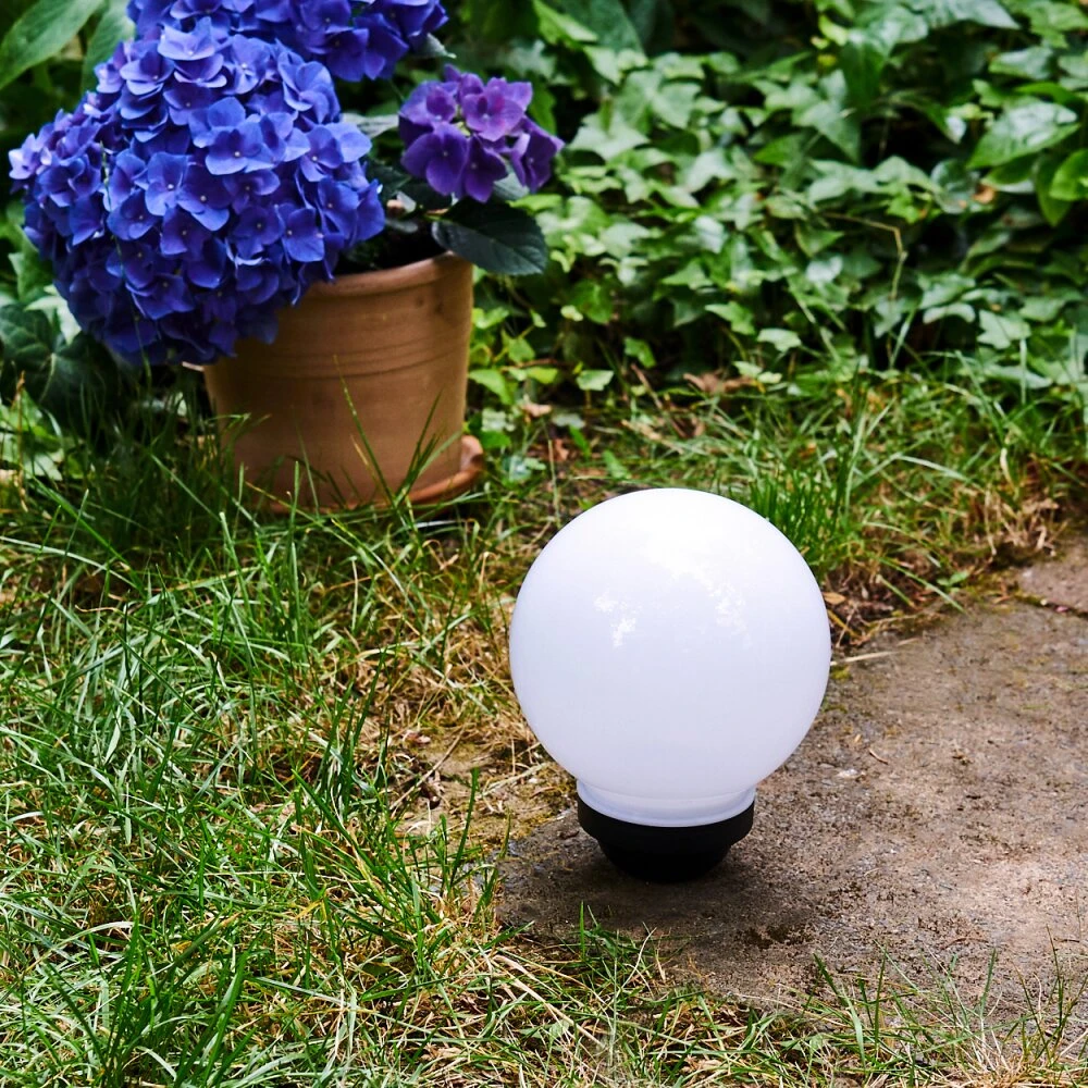 Campinas Solar-Kugelleuchte LED Schwarz, Weiß, 1-flammig 10 Campinas Solar-Kugelleuchte LED Schwarz, Weiß, 1-flammig – Bild 10