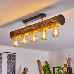 Canedo Deckenleuchte Braun, Naturfarben, Schwarz, 5-flammig -LEDVANCE Verkäufe canedo deckenleuchte h3605288 10