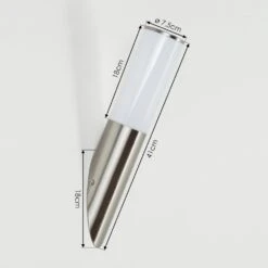 Caserta Außenwandleuchte Nickel-Matt, 1-flammig 13 Caserta Außenwandleuchte Nickel-Matt, 1-flammig -LEDVANCE Verkäufe caserta aussenwandleuchte h3018477 3