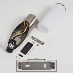 Caserta Außenwandleuchte Nickel-Matt, 1-flammig 14 Caserta Außenwandleuchte Nickel-Matt, 1-flammig -LEDVANCE Verkäufe caserta aussenwandleuchte h3018477 4