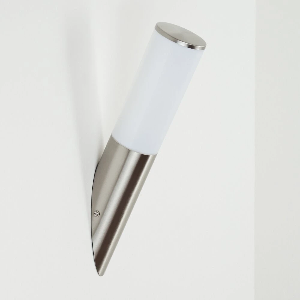 Caserta Außenwandleuchte Nickel-Matt, 1-flammig 10 Caserta Außenwandleuchte Nickel-Matt, 1-flammig – Bild 10