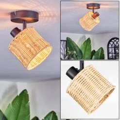 Cavaca Deckenleuchte Schwarz, 1-flammig