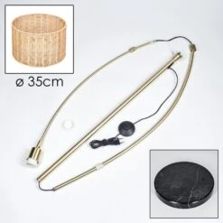 Cavaca Stehleuchte 35 Cm Messing, Schwarz, 1-flammig -LEDVANCE Verkäufe cavaca stehleuchte 35 cm h3956656 4