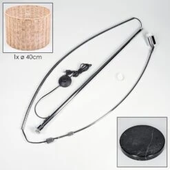 Cavaca Stehleuchte 40 Cm Chrom, Schwarz, 1-flammig -LEDVANCE Verkäufe cavaca stehleuchte 40 cm h3962183 4