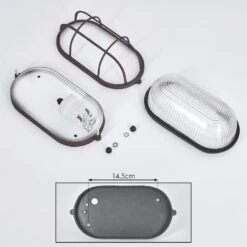 Chaquire Wandleuchte Grau, 1-flammig -LEDVANCE Verkäufe chaquire wandleuchte h3611104 4