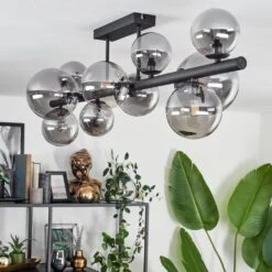 Chehalis Deckenleuchte Glas 10 Cm, 12 Cm, 15 Cm Rauchfarben, 10-flammig -LEDVANCE Verkäufe chehalis deckenleuchte glas 10 cm 12 cm 15 cm h3741191 11