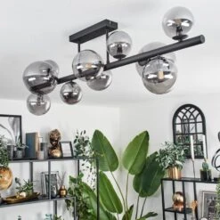 Chehalis Deckenleuchte Glas 10 Cm, 12 Cm, 15 Cm Rauchfarben, 10-flammig -LEDVANCE Verkäufe chehalis deckenleuchte glas 10 cm 12 cm 15 cm h3741191 13