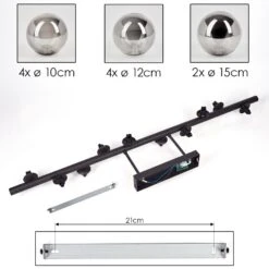 Chehalis Deckenleuchte Glas 10 Cm, 12 Cm, 15 Cm Rauchfarben, 10-flammig -LEDVANCE Verkäufe chehalis deckenleuchte glas 10 cm 12 cm 15 cm h3741191 4