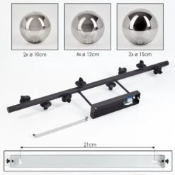 Chehalis Deckenleuchte Glas 10 Cm, 12 Cm, 15 Cm Rauchfarben, 8-flammig -LEDVANCE Verkäufe chehalis deckenleuchte glas 10 cm 12 cm 15 cm h3839379 4