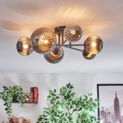 Chehalis Deckenleuchte Glas 10 Cm, 12 Cm, 15 Cm Rauchfarben, 6-flammig -LEDVANCE Verkäufe chehalis deckenleuchte glas 10 cm 12 cm 15 cm h9025542 8