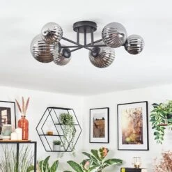 Chehalis Deckenleuchte Glas 10 Cm, 12 Cm, 15 Cm Rauchfarben, 6-flammig -LEDVANCE Verkäufe chehalis deckenleuchte glas 10 cm 12 cm 15 cm h9025542 9