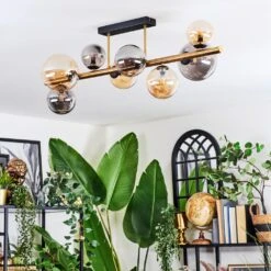 Chehalis Deckenleuchte Glas 10 Cm, 12 Cm, 15 Cm Gold, Schwarz, 8-flammig -LEDVANCE Verkäufe chehalis deckenleuchte glas 10 cm 12 cm 15 cm h9040200 11